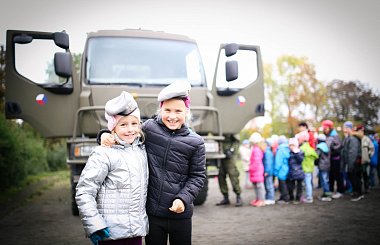 Prezentace v rámci Dětského dne s Armádou ČR