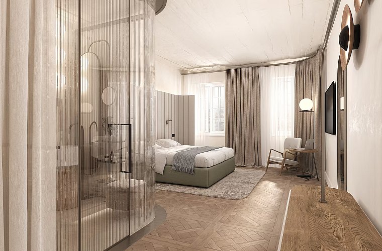 Rekonstrukce hotelu Malý pivovar s wellness